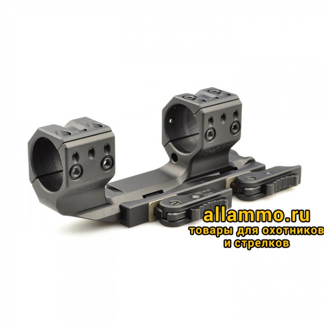 Монтажная область 1 Тактический быстросъемный кронштейн SPUHR D34мм для установки на Picatinny, H38мм, наклон 6MIL/20.6MOA, с выносом (QDP-4616)