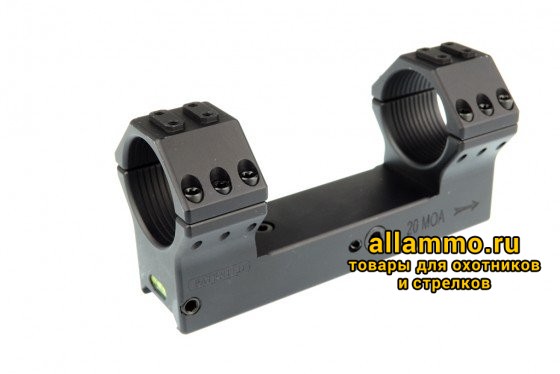 19-01-01-03-17-2_medium.jpg SBTFX02/20 Небыстросъемное единое основание Contessa Alessandro Tactical 30мм с уровнем на Weaver 20МОА ВН=19мм