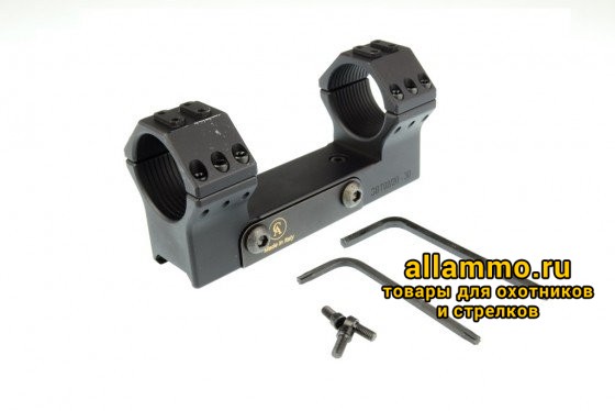 19-01-01-03-17-6_medium.jpg SBTFX02/20 Небыстросъемное единое основание Contessa Alessandro Tactical 30мм с уровнем на Weaver 20МОА ВН=19мм
