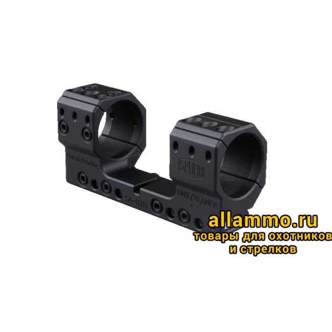 SA-4601 Тактический кронштейн Spuhr кольца 34мм на призму 11мм наклон 6MIL/ 20.6MOA H=35мм