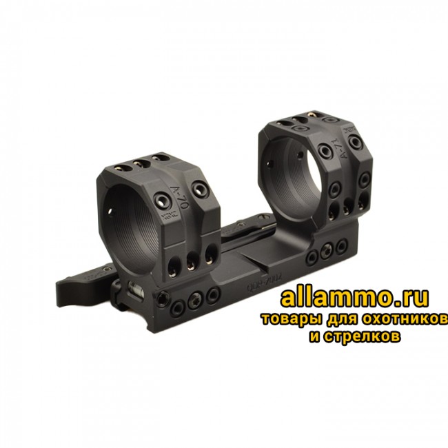 Монтажная область 1 копия Тактический быстросъемный кронштейн SPUHR D40мм для установки на Picatinny, H38мм, без наклона, с выносом (QDP-7002)