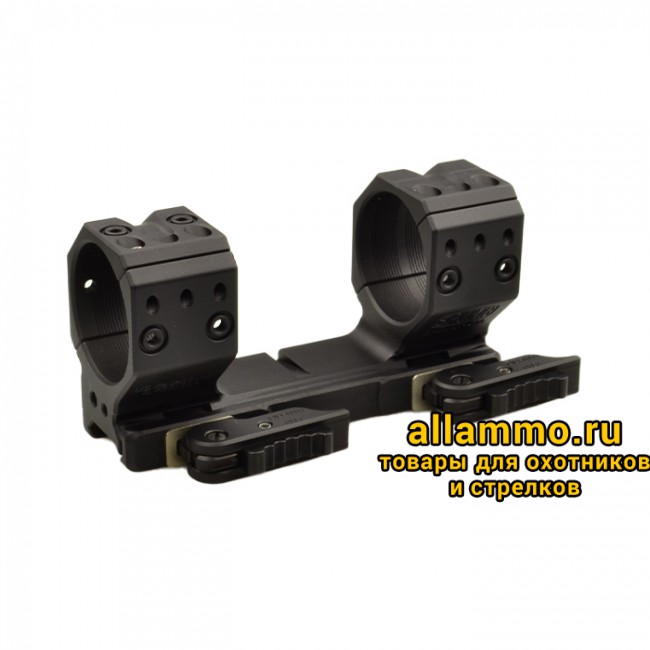 Монтажная область 1 Тактический быстросъемный кронштейн SPUHR D40мм для установки на Picatinny, H38мм, без наклона, с выносом (QDP-7002)