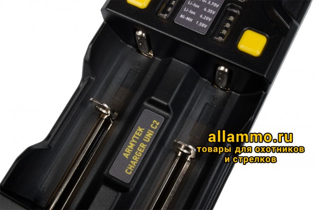 Зарядное устройство Armytek Uni C2 Универсальное 2 канальное ЗУ + автоадаптер