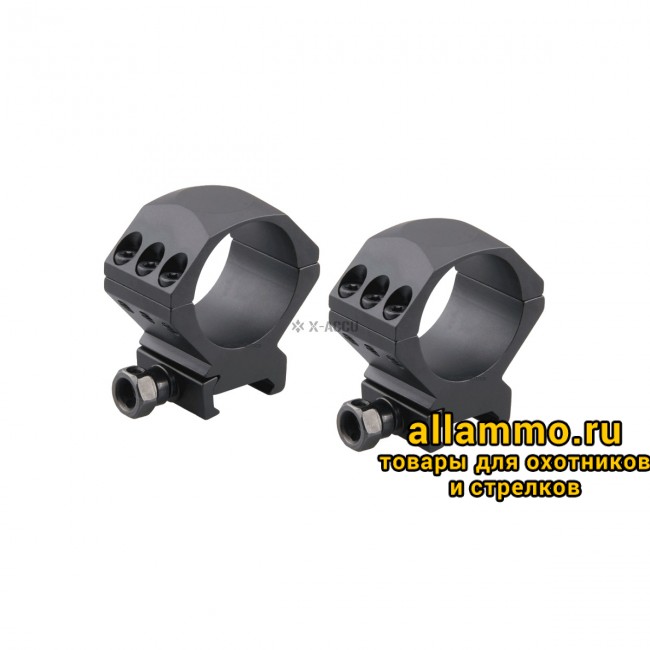 Кольца Vector Optics 34мм H=28мм,Низкие на Picatinny/Weaver (SCTM-52) 
