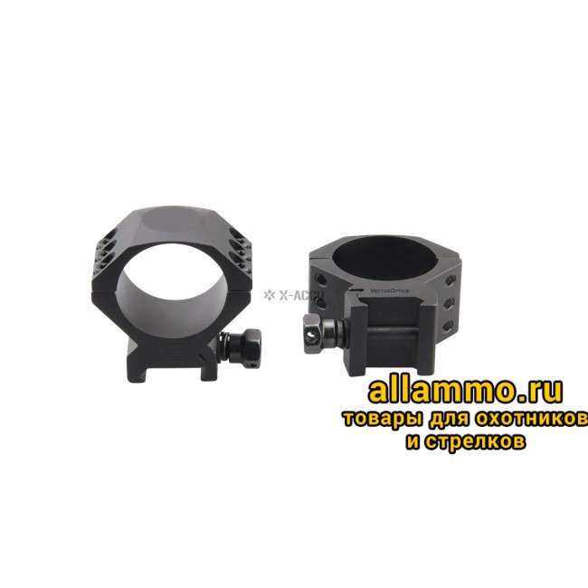Кольца Vector Optics 34мм H=28мм,Низкие на Picatinny/Weaver (SCTM-52) 