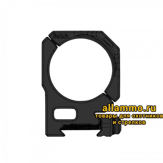 Тактический кронштейн SPUHR D30мм для установки на Picatinny, H38мм, без наклона (SP-3002)