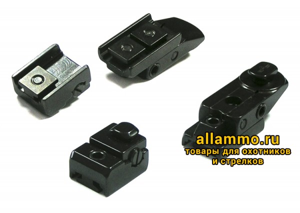 1234_enl.jpg 2405/0120/21+2410/0100 Передняя и задняя нога поворотного кронштейна MAK под шину Swarovski KR=21мм BH=12мм и BH=10мм