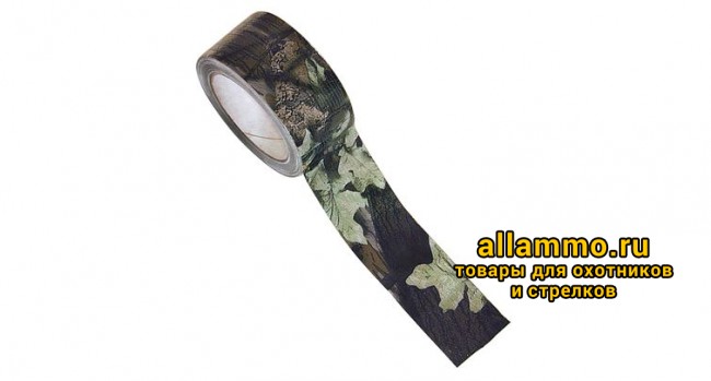 "Allen" камуфляжная лента (листва) 18 м, ширина 5 см (A43)
