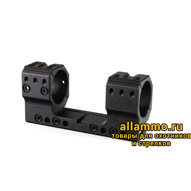 ST-4701 Тактический кронштейн Spuhr кольца 34мм на Sako TRG-42/22/ 41/21 и Tikka T3/H35мм наклон 7MIL/24MOA L=121мм Н=35мм фото 12 Тактический кронштейн SPUHR D34мм для установки на винтовки Sako TRG-42/22, 41/21 и Tikka T3, H35мм, наклон 7MIL/24MOA (ST-4701)