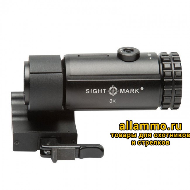 9a5528b53f1aec22ad8d82cc3246a863.jpg Увеличитель Sightmark T-3 х3 на Waever/Picatinny быстросъемный, откидной кронштейн (SM19063)