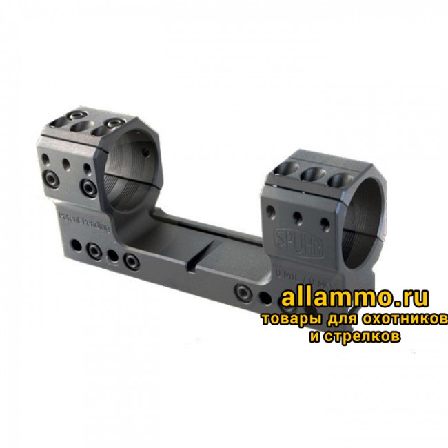 Тактический кронштейн SPUHR D34мм для установки на Picatinny, H28мм,c выносом, без наклона (SP-4011)