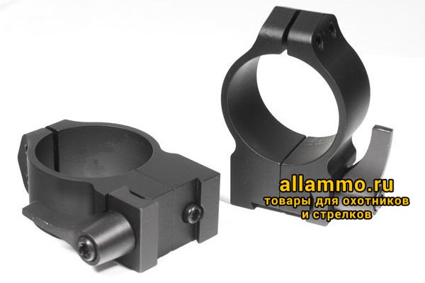 5840650b2db48.jpg Крепления Warne (кольца 30мм) на базу ласточкин хвост 16мм высокие QD High 15B1LM