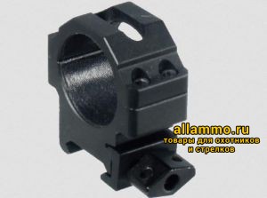 Кольца Leapers UTG 30 мм быстросъемные на Weaver с винтовым зажимом, низкие (RG2W3104) Крепления Leapers UTG (кольца 30мм) на базу weaver низкие