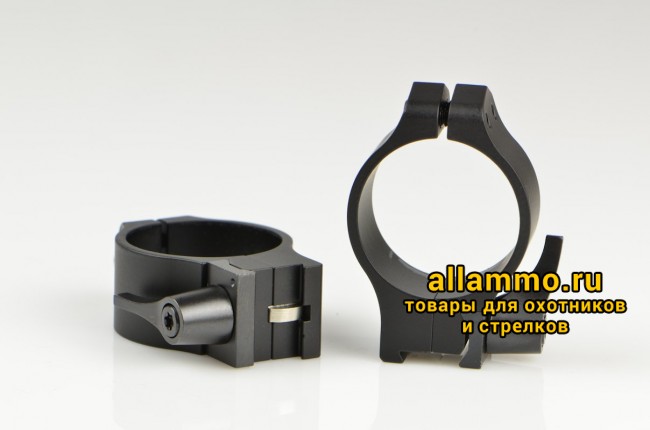 Кольца Warne 30 мм на ласточкин хвост 11 мм Medium QD 314LM