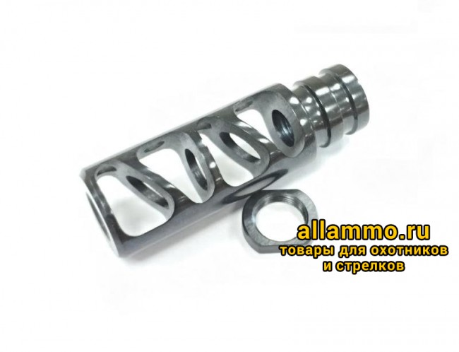 Пламегаситель Тактика-Тула КОРДОН для 9,6Х53R LANCASTER (.411ТКМ) (М16*1) (20081)