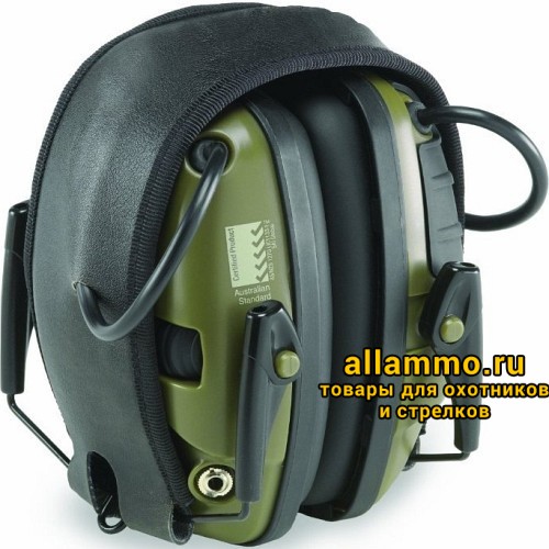 Активные наушники Howard Leight Impact Sport зелёные