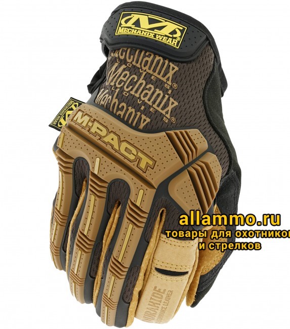 Перчатки Mechanix Leather M-Pact Brown, LMP-75
