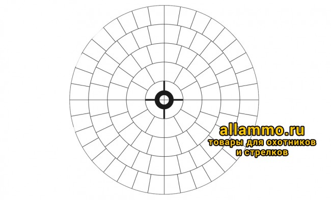 18145256.jpg Мишень для пристрелки дробовых ружей 100-дольная
