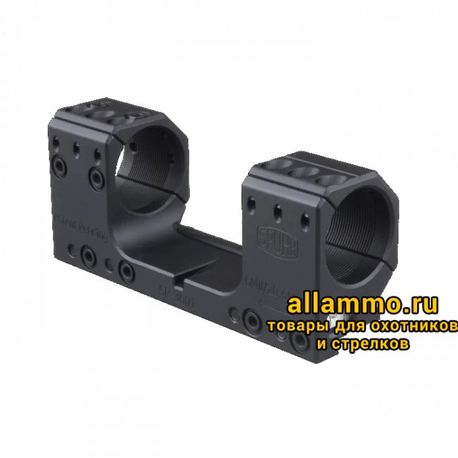 Тактический кронштейн SPUHR D34мм для установки на Picatinny, H38мм, без наклона (SP-4002)