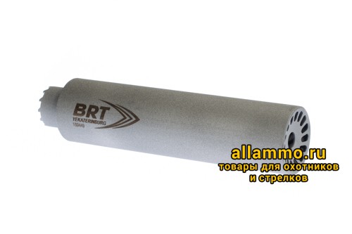 Реактивный ДТКП закрытого типа BRT Барс газоразгруженный для АК-103, кал. 7,62х39 (170мм, 6 камер,сталь, резьба M24х1,5R, п/п 10мм, ⌀ 45мм)
