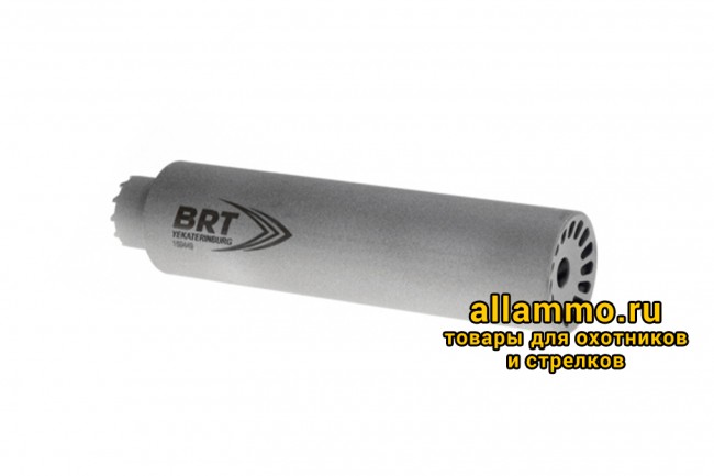 Реактивный ДТКП закрытого типа BRT Барс газоразгруженный для АК-103, кал. 7,62х39 (170мм, 6 камер,сталь, резьба M24х1,5R, п/п 10мм, ⌀ 45мм)
