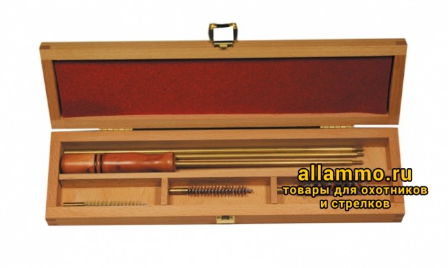 Набор для чистки NIMAR в деревянной коробке, калибр 12