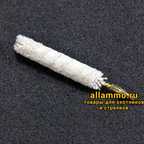 0614f549bbb101b3d8fcc6ef32f28630.jpg Хлопковый ершик J.DEWEY .22 Cal. резьба папа 8/32 (M-22)