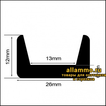 SBP07 Быстросъемное единое основание Contessa Alessandro под Pulsar на Weaver ВН=12,5мм